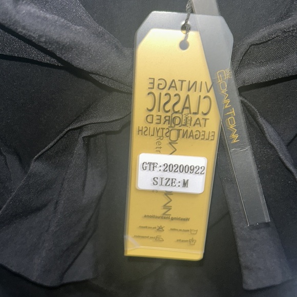 Gowntown vintage style black sleeveless dress size medium - Picture 5 of 5